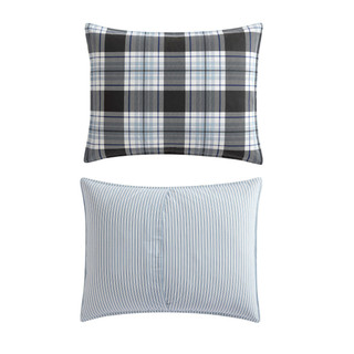 Thumbnail 8: Eddie Bauer Eddie Bauer Lewis Plaid Duvet Cover Set 