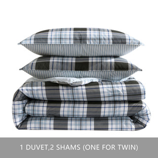 Thumbnail 18: Eddie Bauer Eddie Bauer Lewis Plaid Duvet Cover Set 