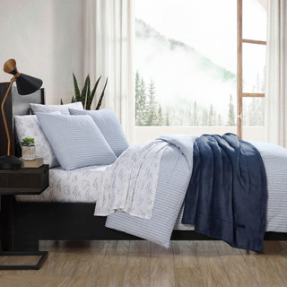 Thumbnail 15: Eddie Bauer Eddie Bauer Ticking Stripe Duvet Cover Set 