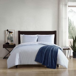 Thumbnail 1: Eddie Bauer Eddie Bauer Ticking Stripe Duvet Cover Set 