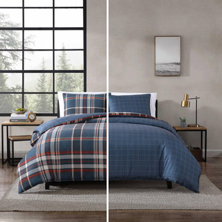 Thumbnail 11: Eddie Bauer Eddie Bauer Shasta Lake Duvet Cover Set 