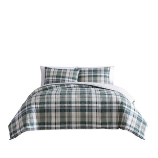 Thumbnail 37: Eddie Bauer Eddie Bauer Timbers Plaid Duvet Cover Set 