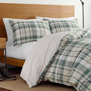 Thumbnail 8: Eddie Bauer Eddie Bauer Timbers Plaid Duvet Cover Set 