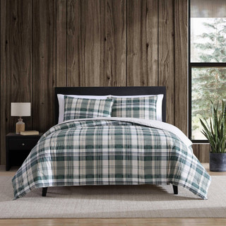 Thumbnail 3: Eddie Bauer Eddie Bauer Timbers Plaid Duvet Cover Set 