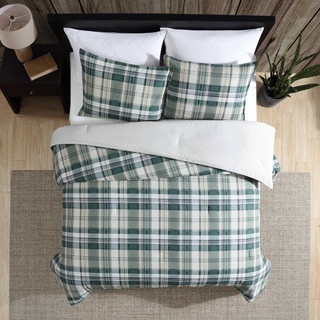 Thumbnail 25: Eddie Bauer Eddie Bauer Timbers Plaid Duvet Cover Set 