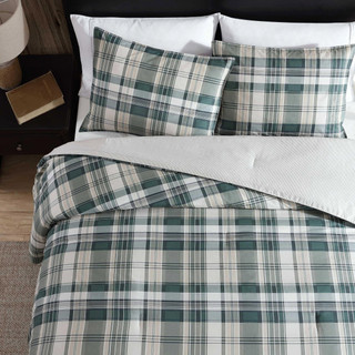 Thumbnail 16: Eddie Bauer Eddie Bauer Timbers Plaid Duvet Cover Set 