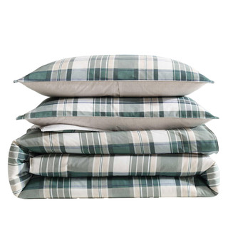 Thumbnail 35: Eddie Bauer Eddie Bauer Timbers Plaid Duvet Cover Set 