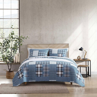 Thumbnail 1: Eddie Bauer Eddie Bauer Hawthorne Plaid Quilt & Sham Set 