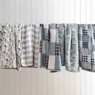 Thumbnail 7: Eddie Bauer Eddie Bauer Hawthorne Plaid Quilt & Sham Set 