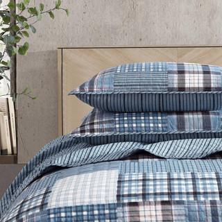 Thumbnail 5: Eddie Bauer Eddie Bauer Hawthorne Plaid Quilt & Sham Set 