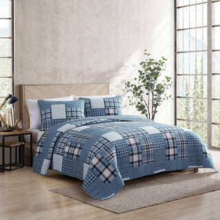 Thumbnail 2: Eddie Bauer Eddie Bauer Hawthorne Plaid Quilt & Sham Set 