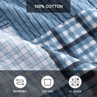 Thumbnail 13: Eddie Bauer Eddie Bauer Hawthorne Plaid Quilt & Sham Set 