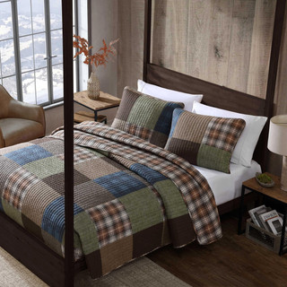 Thumbnail 22: Eddie Bauer Eddie Bauer Classic Patchwork Quilt & Sham Set 