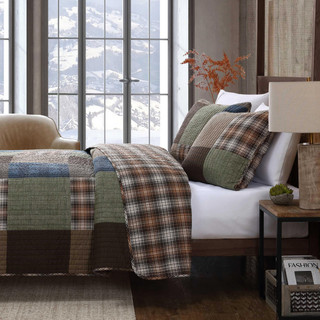 Thumbnail 21: Eddie Bauer Eddie Bauer Classic Patchwork Quilt & Sham Set 