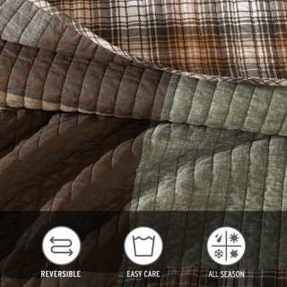 Thumbnail 35: Eddie Bauer Eddie Bauer Classic Patchwork Quilt & Sham Set 