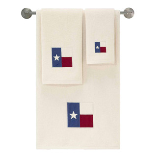 Thumbnail 13: Avanti Avanti Texas Flag  Embroidered Towel Collection 