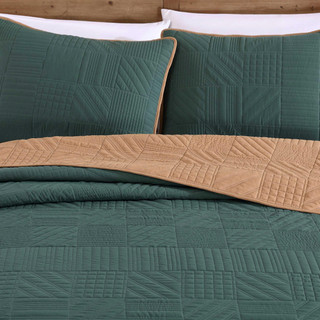 Thumbnail 27: Eddie Bauer Eddie Bauer Solid Washed Microfiber Quilt & Sham Set 