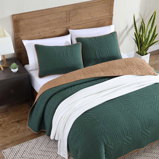 Thumbnail 24: Eddie Bauer Eddie Bauer Solid Washed Microfiber Quilt & Sham Set 