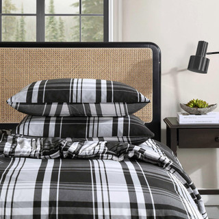 Thumbnail 11: Eddie Bauer Eddie Bauer Saddle Mountain Plaid Comforter & Sham Set 