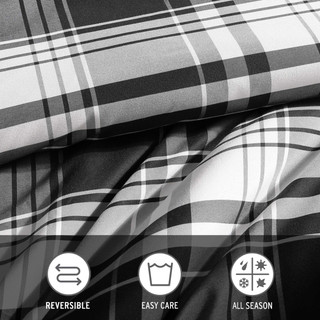 Thumbnail 32: Eddie Bauer Eddie Bauer Saddle Mountain Plaid Comforter & Sham Set 