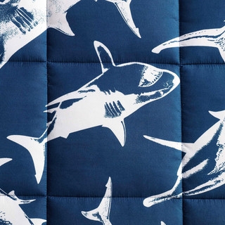Thumbnail 11: Eddie Bauer Eddie Bauer Kids Vinny And Shark Friends Comforter Sham Set 