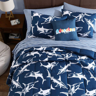 Thumbnail 7: Eddie Bauer Eddie Bauer Kids Vinny And Shark Friends Comforter Sham Set 