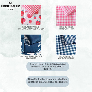 Thumbnail 17: Eddie Bauer Eddie Bauer Kids Vinny And Shark Friends Comforter Sham Set 