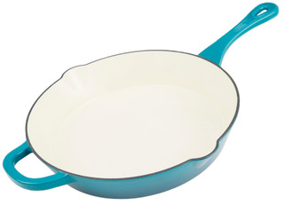 Thumbnail 1: Crock-Pot Crockpot 12 in Artisan Enameled Cast Iron Skillet 