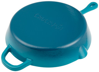 Thumbnail 2: Crock-Pot Crockpot 12 in Artisan Enameled Cast Iron Skillet 