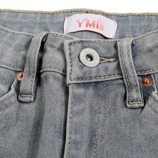 Thumbnail 3: YMI YMI Big Girls Cuffed Wide Leg Jeans 