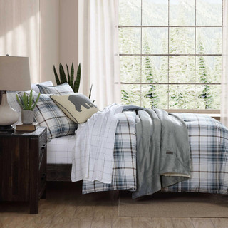 Thumbnail 9: Eddie Bauer Eddie Bauer Alder Plaid Comforter & Sham Set 