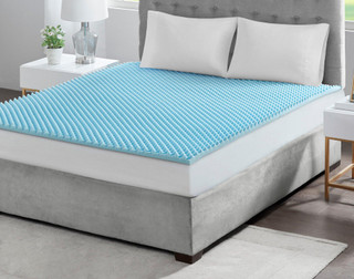 Thumbnail 3: Sleep Philosophy Flexapedic 1.5'' Hypoallergenic Cooling Mattress Topper 