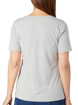 Thumbnail 2: Coral Bay Coral Bay Womens Short Sleeve Oasis Palm Embellished Tee 