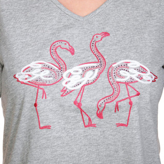 Thumbnail 3: Coral Bay Coral Bay Womens Short Sleeve Emnellished Tee 