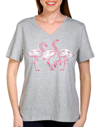 Thumbnail 1: Coral Bay Coral Bay Womens Short Sleeve Emnellished Tee 