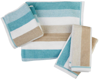 Thumbnail 3: Caro Home Caro Home Dana Stripe Towel Collection 