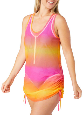 Thumbnail 1: Pacific Beach Pacific Beach Womens Del Mar Tunnel Tank Coverup 
