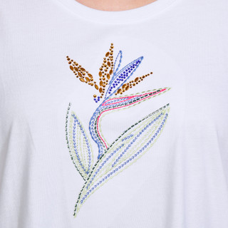 Thumbnail 3: Coral Bay Coral Bay Womens Short Sleeve Bird Of Paradise Top 