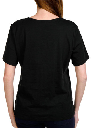 Thumbnail 2: Coral Bay Coral Bay Womens Solid V-Neckline Short Sleeve Top 