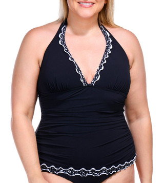 Thumbnail 1: GOTTEX Gottex Womens Halter Tankini Top 