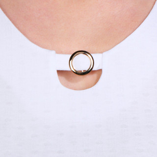 Thumbnail 3: Coral Bay Coral Bay Womens Keyhole Ring Short Sleeve Top 