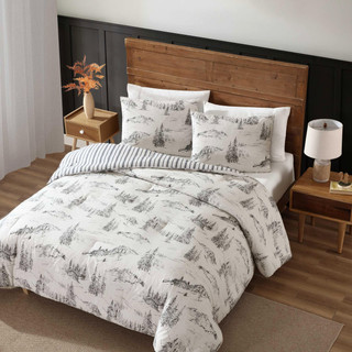 Thumbnail 15: Eddie Bauer Eddie Bauer Rocky Mountain Cabin Comforter & Sham Set 