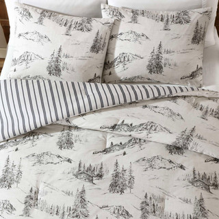 Thumbnail 23: Eddie Bauer Eddie Bauer Rocky Mountain Cabin Duvet Cover Set 