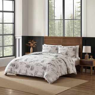 Thumbnail 5: Eddie Bauer Eddie Bauer Rocky Mountain Cabin Duvet Cover Set 