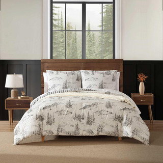 Thumbnail 3: Eddie Bauer Eddie Bauer Rocky Mountain Cabin Duvet Cover Set 