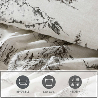 Thumbnail 33: Eddie Bauer Eddie Bauer Rocky Mountain Cabin Duvet Cover Set 