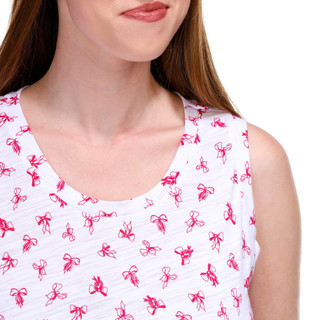 Thumbnail 4: Blue Sol Blue Sol Womens Luxey Disty Bow Print Tank Top 