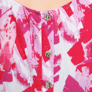 Thumbnail 3: Coral Bay Coral Bay Womens Button Back Detail Printed Top 
