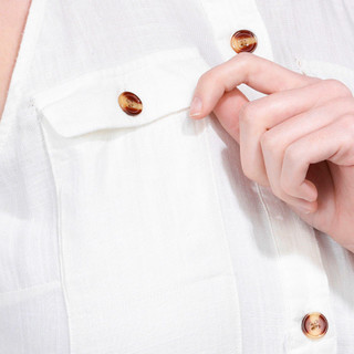 Thumbnail 2: BUNULU Bunulu Womens Sleeveless Embroidered Peplum Top 