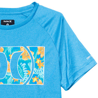 Thumbnail 4: Hurley Hurley Big Boys Graphic Short Sleeve Rash Guard 